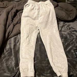 gray, woman’s, sweat pants, size small, soft and comfy,